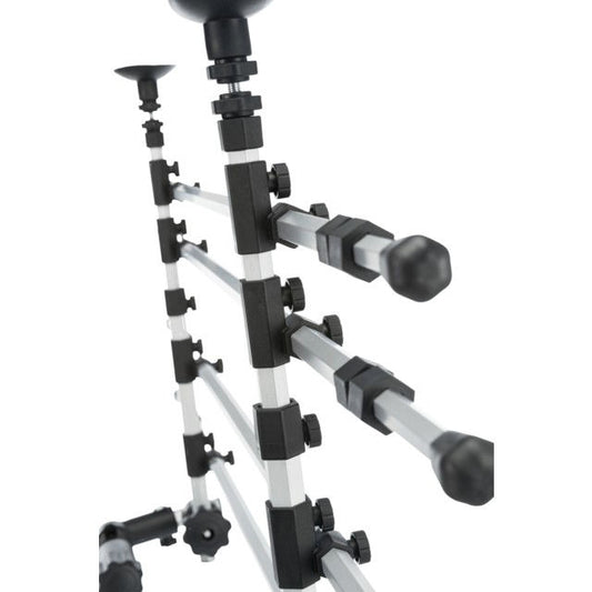 TRIXIE Automobilio pertvara, pl. 96-163 cm h 34–48 cm, sidabr./juoda