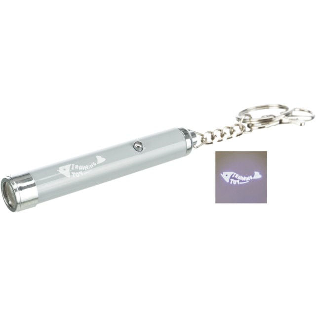 TRIXIE LED pointer Catch the Light, 8 cm, pilka