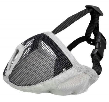 TRIXIE Antsnukis bukanosiams šunims, poliesteris, S pilkas