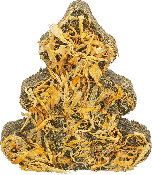 TRIXIE Xmas Kalėdų eglutė graužikams, su morkomis ir žiedlapiais, 90 g