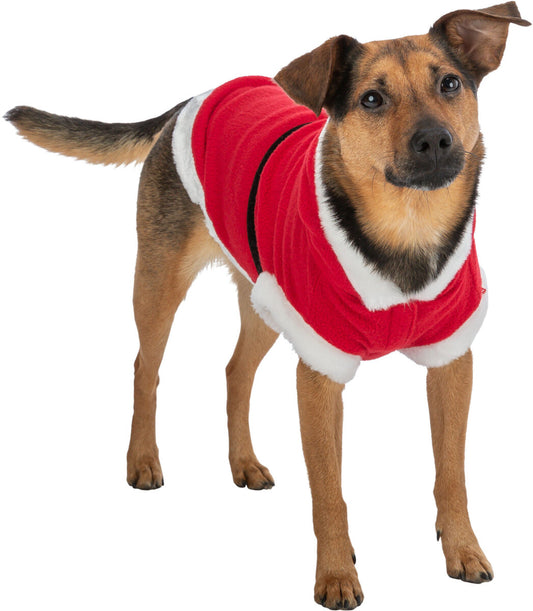 TRIXIE Xmas Santa Paltukas šuniui, S: 35 cm, raudonas