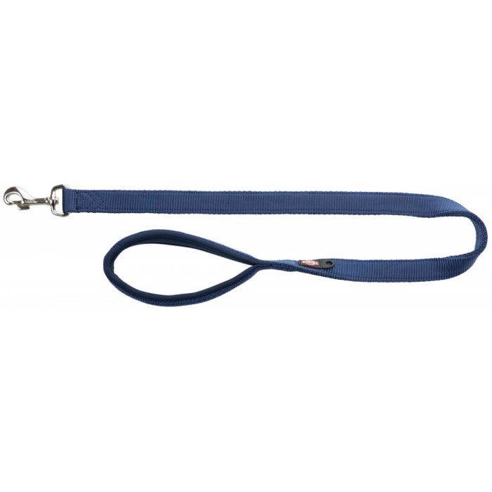 TRIXIE Premium fosforescuojantis pavadys su adreso laukupavadys, XS 1.2m/10mm, indigo