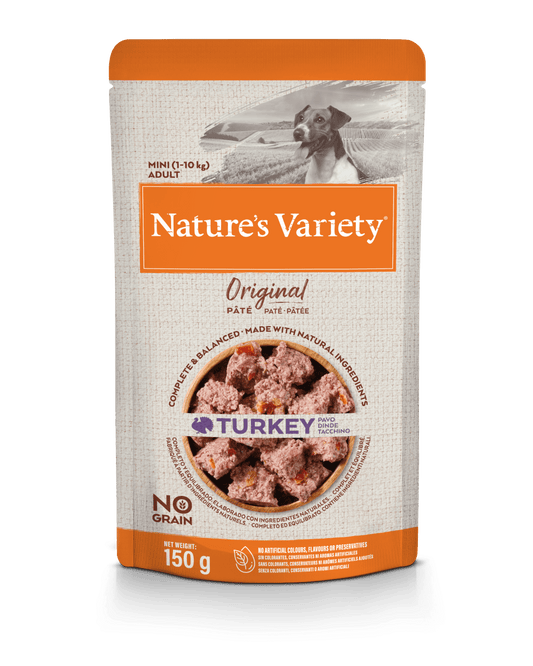 Nature's Variety Wet Original Mini Dog Konservai mažųjų veislių šunims su kalakutiena 150 g