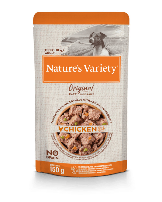 Nature's Variety Wet Original Mini Dog Konservai mažųjų veislių šunims su vištiena 150 g