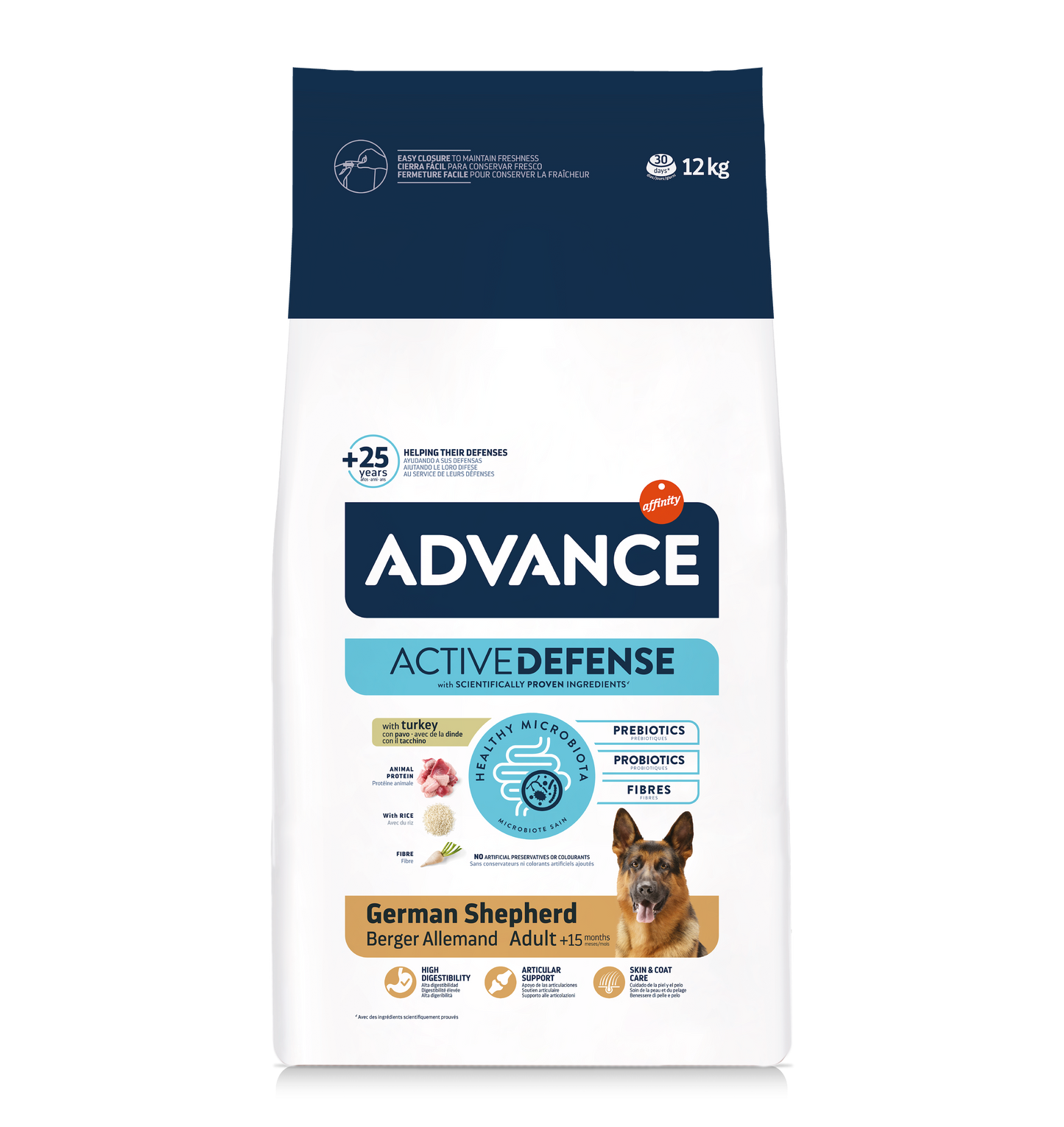 Advance German Shepherd Sausas maistas vokiečių aviganiams 12 kg