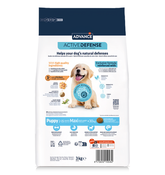 Advance Puppy Maxi Sausas maistas didelių veislių šuniukams