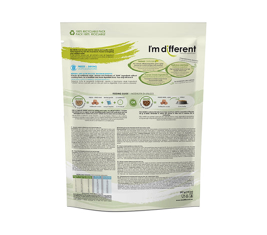 Diff Duck Dinner Liofilizuotas maistas šunims su antimi 397g