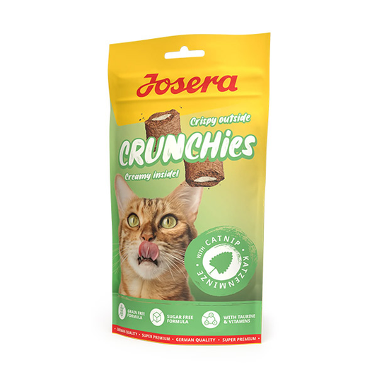 Josera Crunchies Catnip skanėstai katėms su katžole, 60 g