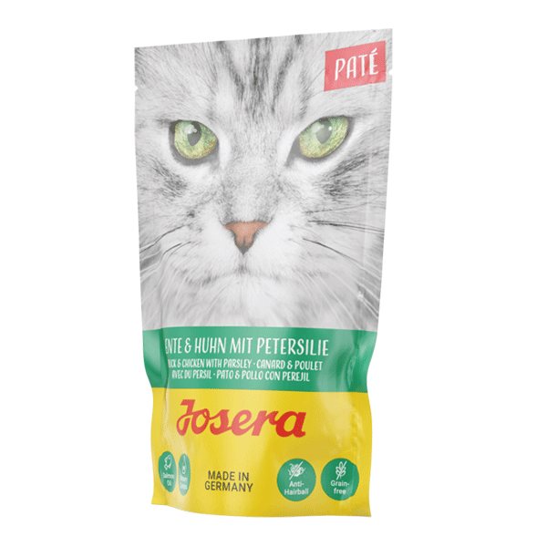 Josera Paté paštetas katėms su antiena ir vištiena, 85 g