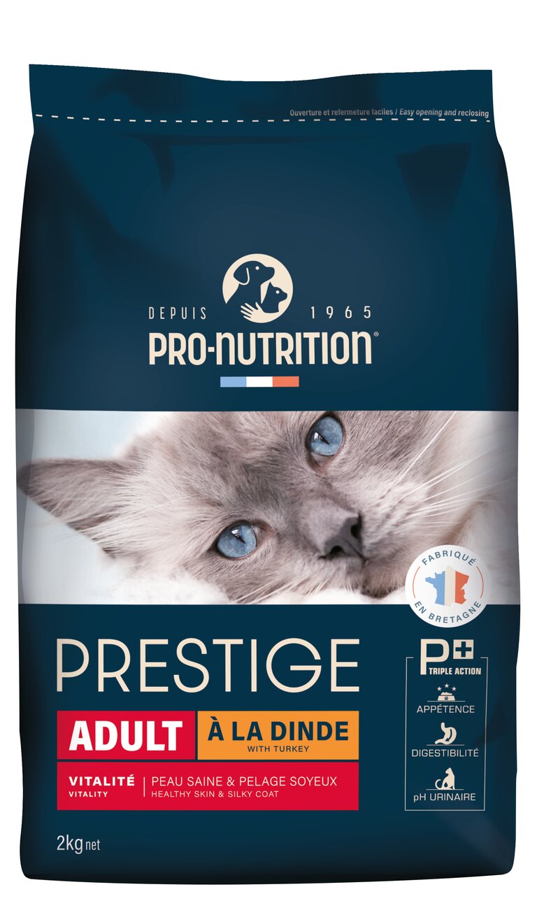 Pro-Nutrition Prestige Adult turkey sausas maistas suaugusioms katėms su kalakutiena 2-10kg - 10 kg
