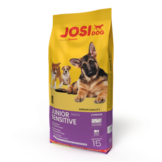 JosiDog Junior Sensitive maistas šunims, 15 kg