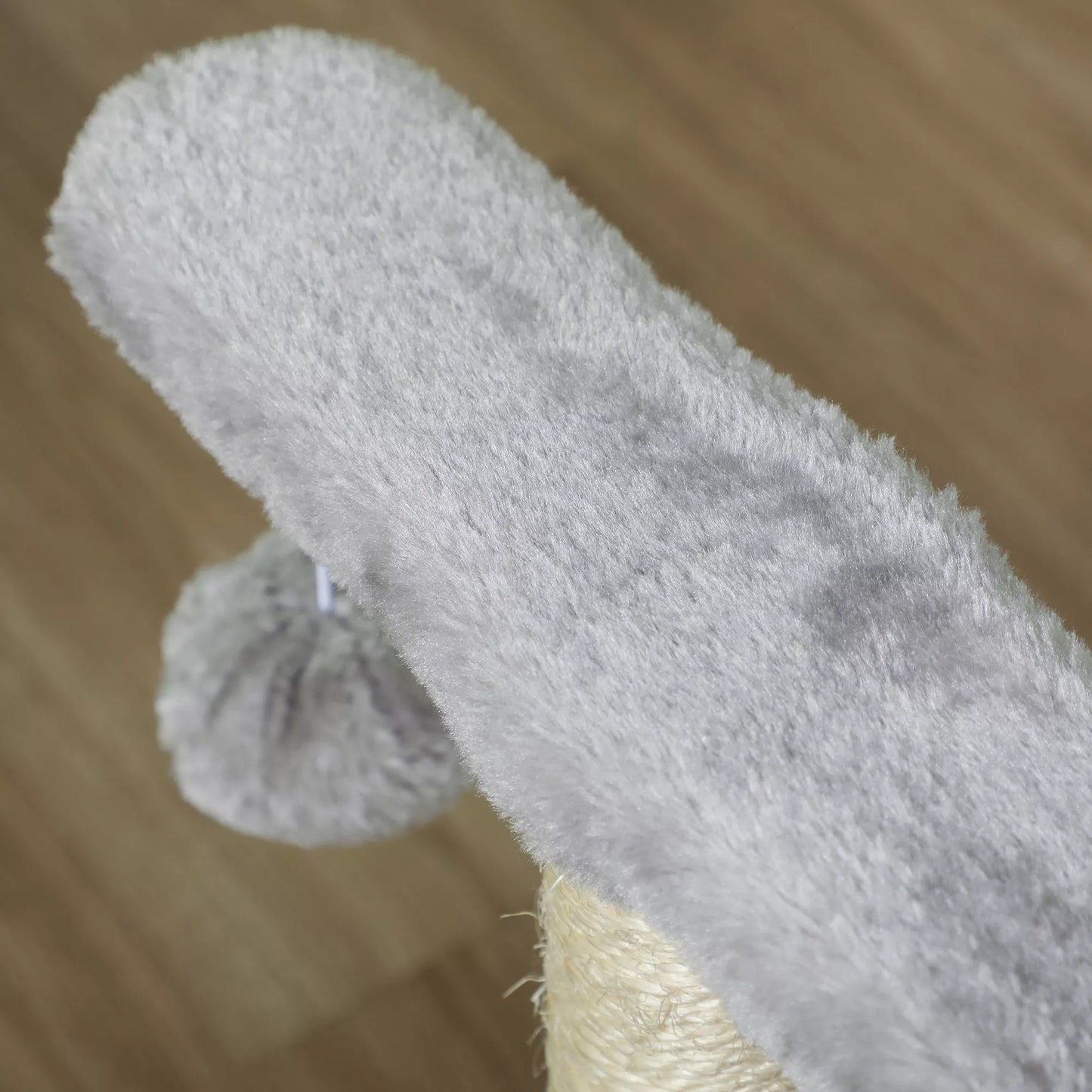 Mazs kaķu koks, kaķu koks ar rotaļu bumbu, brūns, 40 x 30 x 43 cm