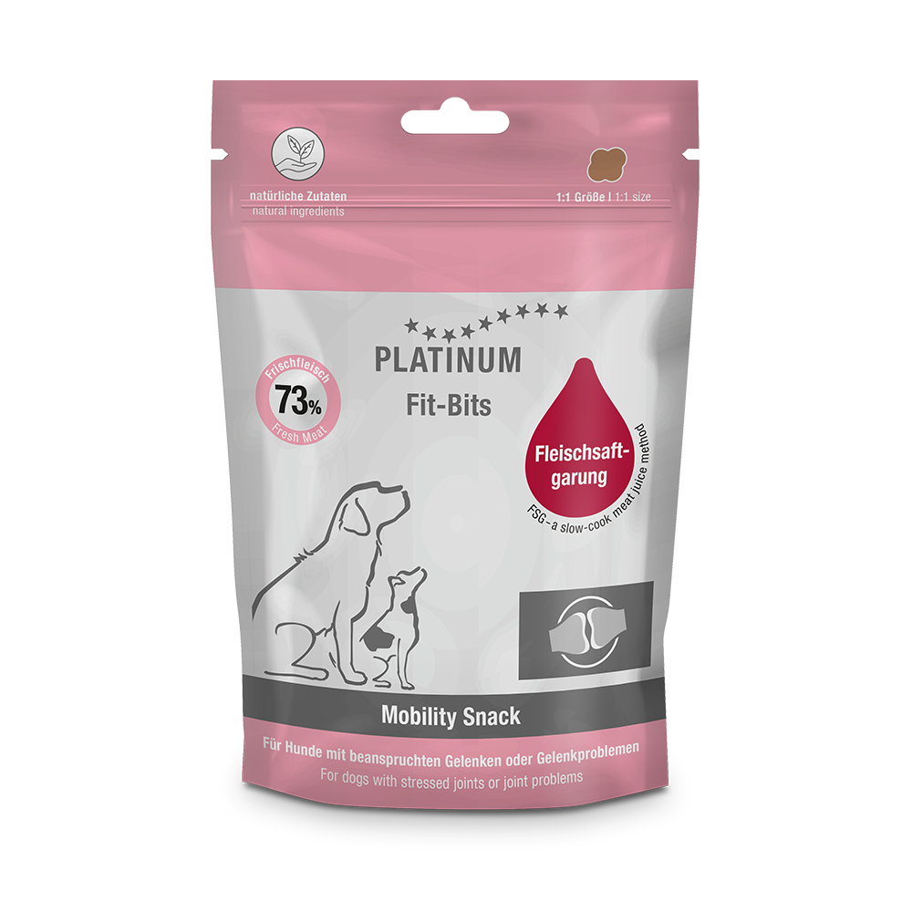 Platinum Fit-Bits Mobility - skanėstai šunims su vištiena 150 g