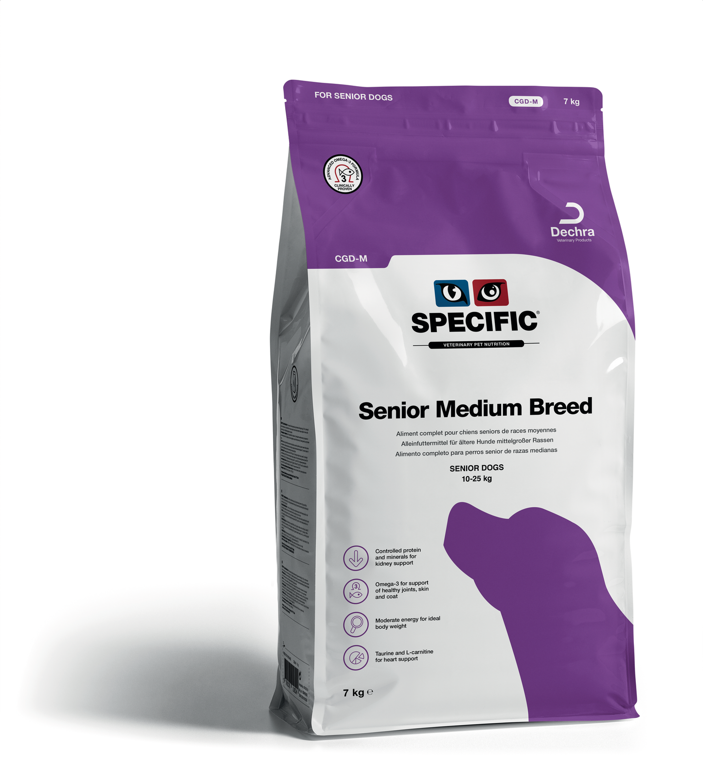 SPECIFIC CGD-M pašaras senyviems vidutinio dydžio veislių šunims