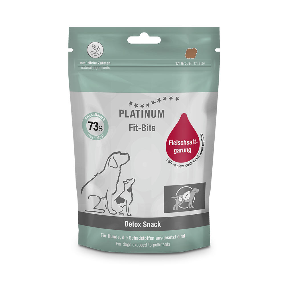 Platinum Fit-Bits Detox - skanėstai šunims su vištiena 150 g