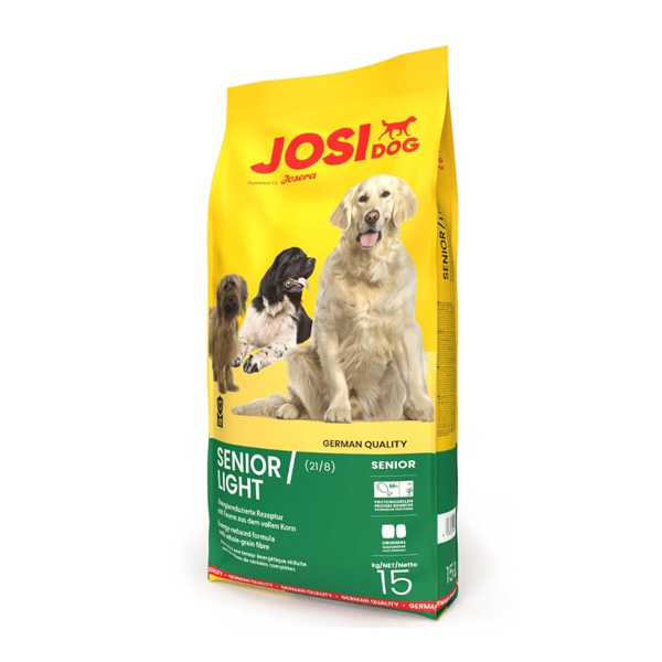 JosiDog Senior Light sausas maistas senyviems šunims, 15 kg