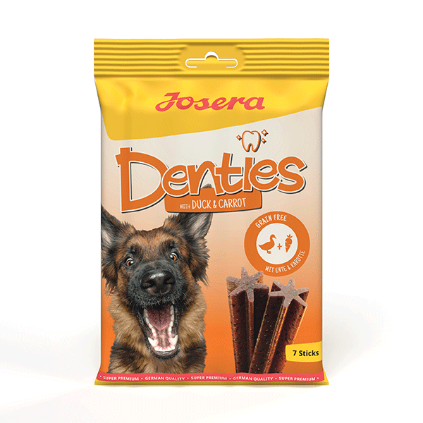 Josera Denties antienos ir morkų skanėstai šunims, 180 g
