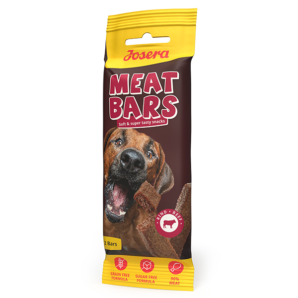 Josera Meat Bars Beef jautienos skanėstai šunims, 40 g