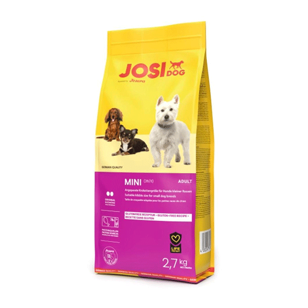JosiDog Mini sausas maistas šunims, 2,7 kg