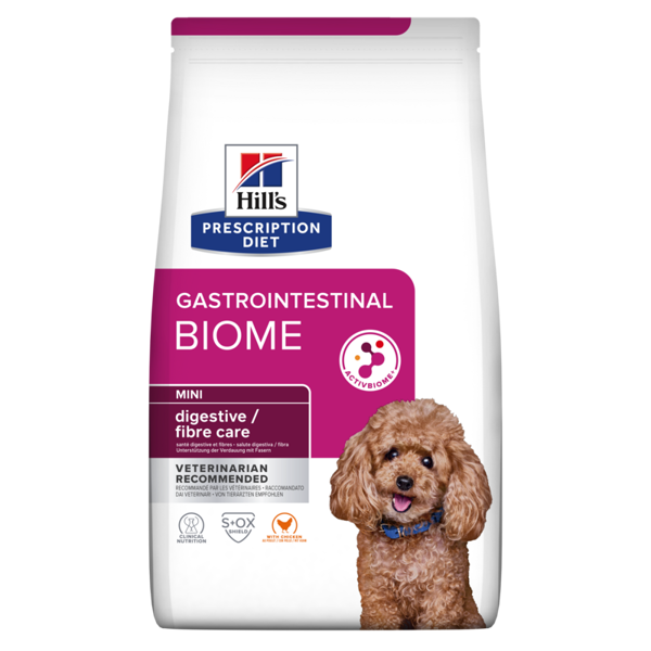 PD Canine Gastrointestinal Biome Mini pašaras mažųjų veislių šunims