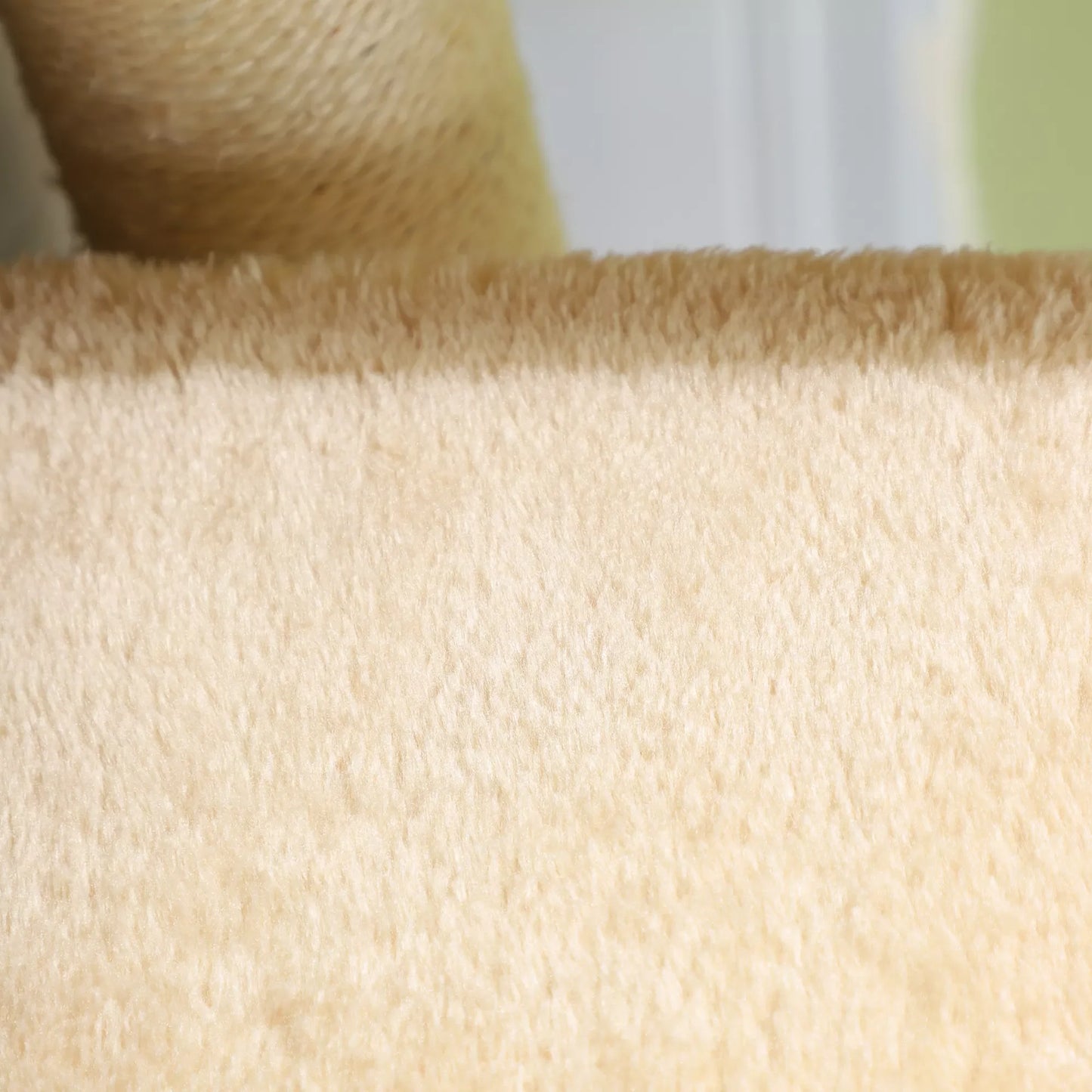 Kāpnes kaķiem un suņiem, 3 pakāpieni, krēmkrāsas plīša, 45 x 35 x 34 cm