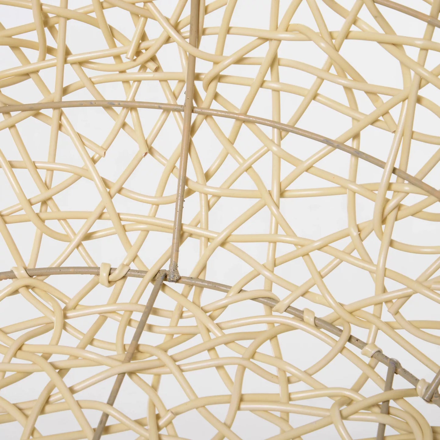 Rattan cat bed, cat house with cushion, cat basket, dog bed, cat sleeping place, dog house, pet bed for cats and dogs, beige, Ø56 x 35 cm