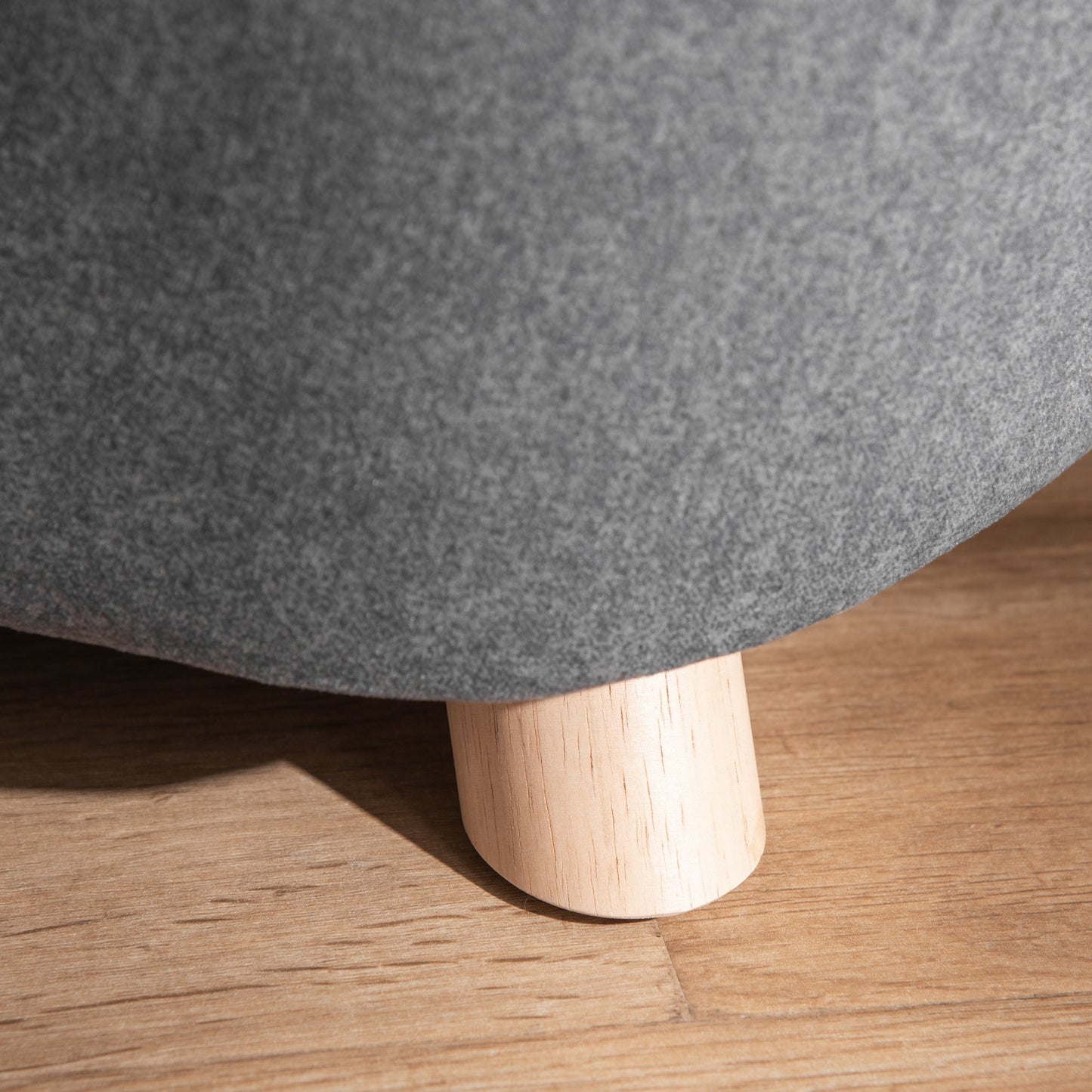 Sofa augintiniams, šunų kilimėlis, šunų lova, šunų sofa, šunų kušetė, katės sofa su pagalvėle, galinė kišenė, pliušas, putplastis, pušies mediena, tamsiai pilka, 70 x 47 x 30 cm