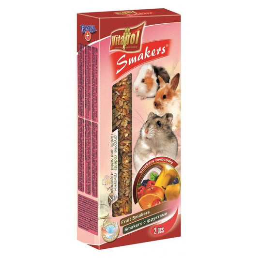 Vitapol Smakers skanėstas triušiams ir graužikams su vaisiais 90g (2 vnt)