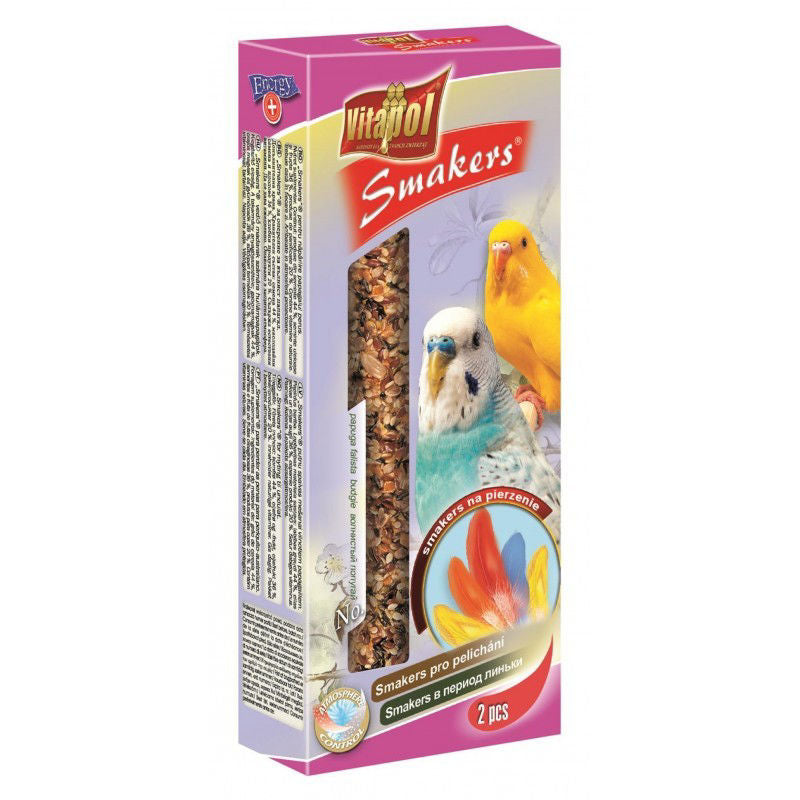 Vitapol Smakers skanėstas banguotosioms papūgėlėms plunksnavimuisi (2 vnt) 90g