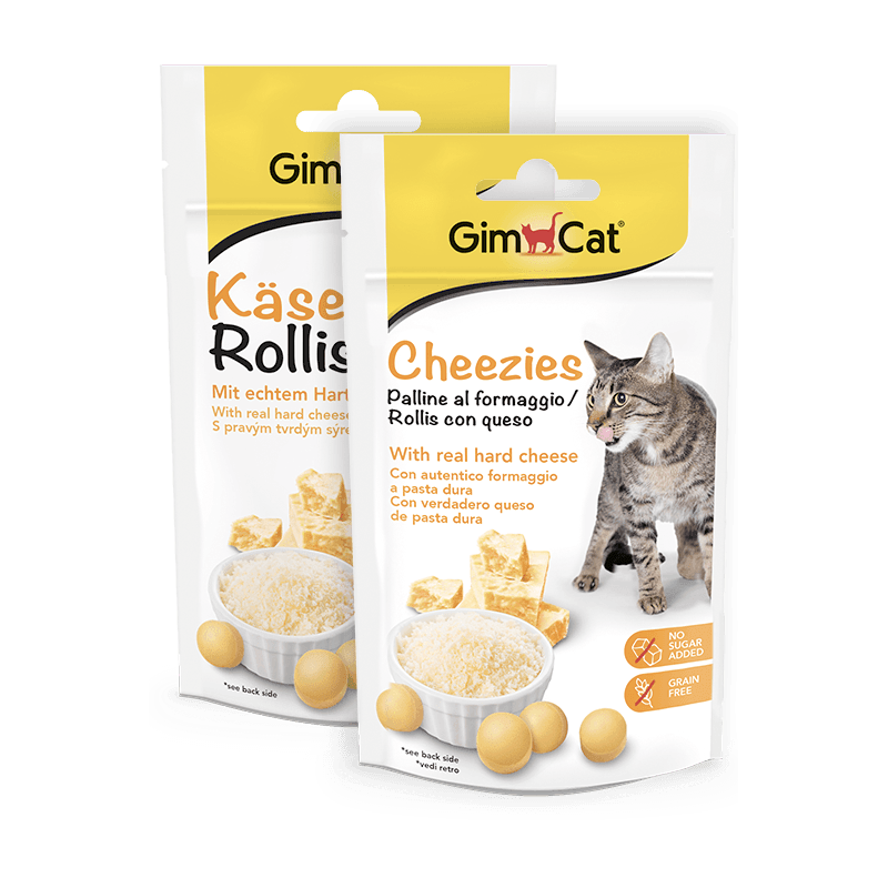 GimCat Cheezies skanėstai katėms su sūriu 50g