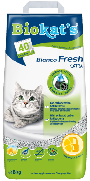 Biokat's Bianco Fresh Extra 8kg sušokantis kraikas katėms