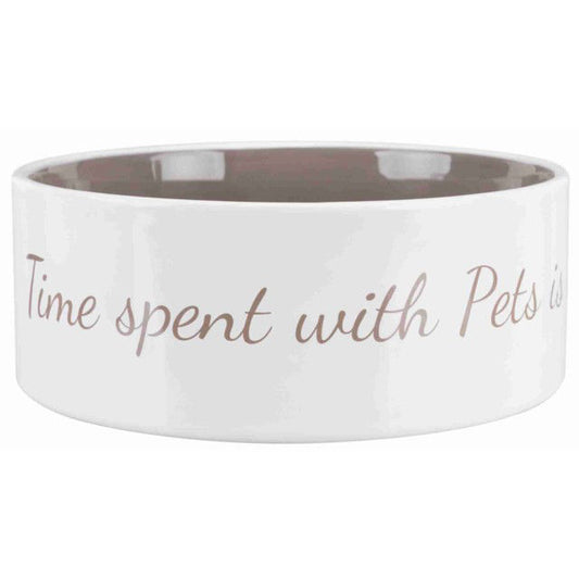 TRIXIE  Pet's Home Dubenėlis, keramika, 0.3 l, ø 12 cm, cream-smėlio
