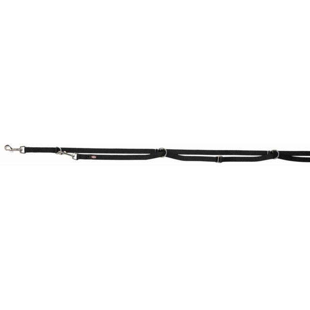 TRIXIE Premium pritaikomas pavadys, ilgas, XS-S 3m/15mm, juodas