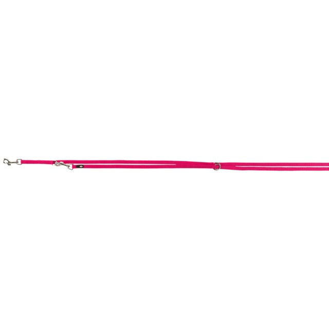 TRIXIE Premium pritaikomas pavadys, dvisluoksnis, XS-S 2m/15mm, fuksija