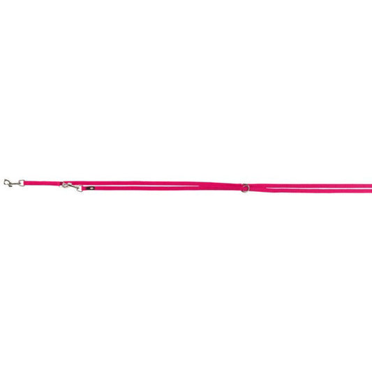 TRIXIE Premium pritaikomas pavadys, dvisluoksnis, XS-S 2m/15mm, fuksija