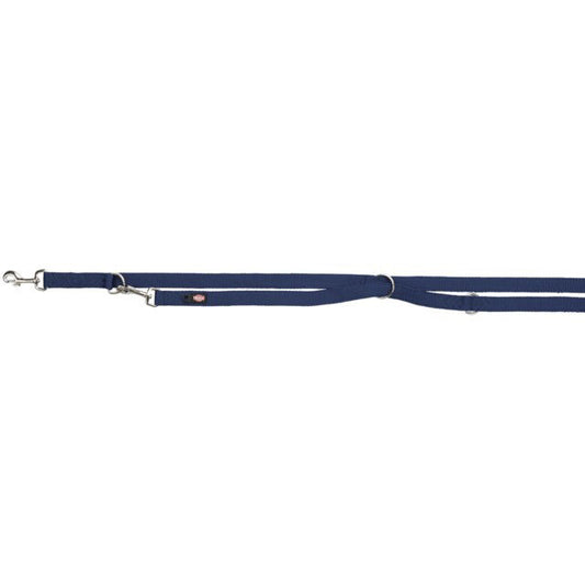 TRIXIE Premium pritaikomas pavadys, dvisluoksnis, M-L 2m/20mm, indigo
