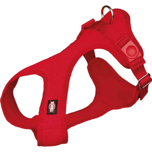 TRIXIE Comfort Soft touring petnešos, S 33-50cm/20mm, raudonos