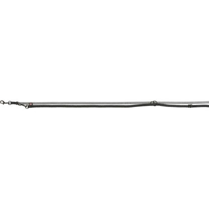 TRIXIE Softline Elegance pritaikomas pavadys, M-L 2m/20mm, juodas/grafito