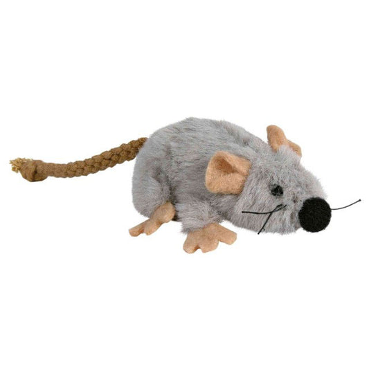 TRIXIE Pelė, pliušas, su kačių mėta, 7cm