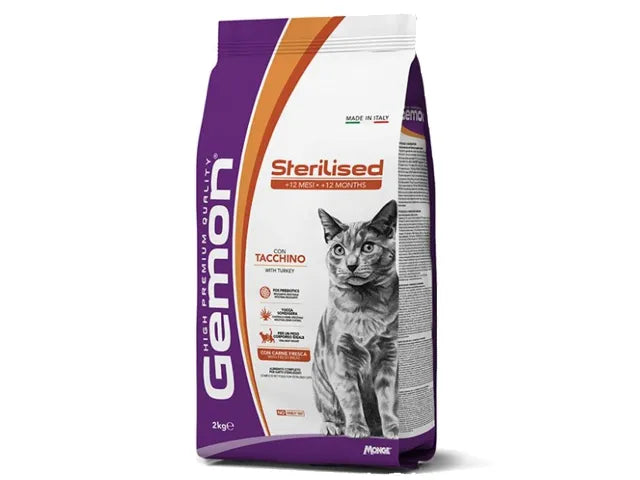 GEMON - Dry Cat Sterilized turkey 7 kg