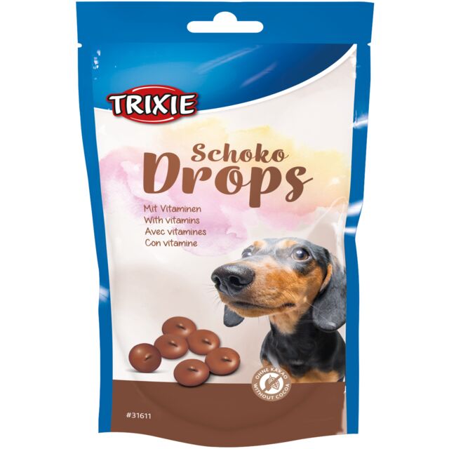 TRIXIE Šokolado lašeliai, 350 g