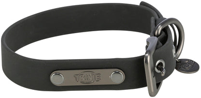 TRIXIE CityStyle antkaklis, PVC, M: 35-42 cm/20 mm, juodas