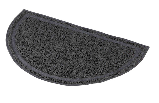 TRIXIE Kilimėlis prie tualeto, pusiau apvalus, PVC, 59x35 cm, antracito