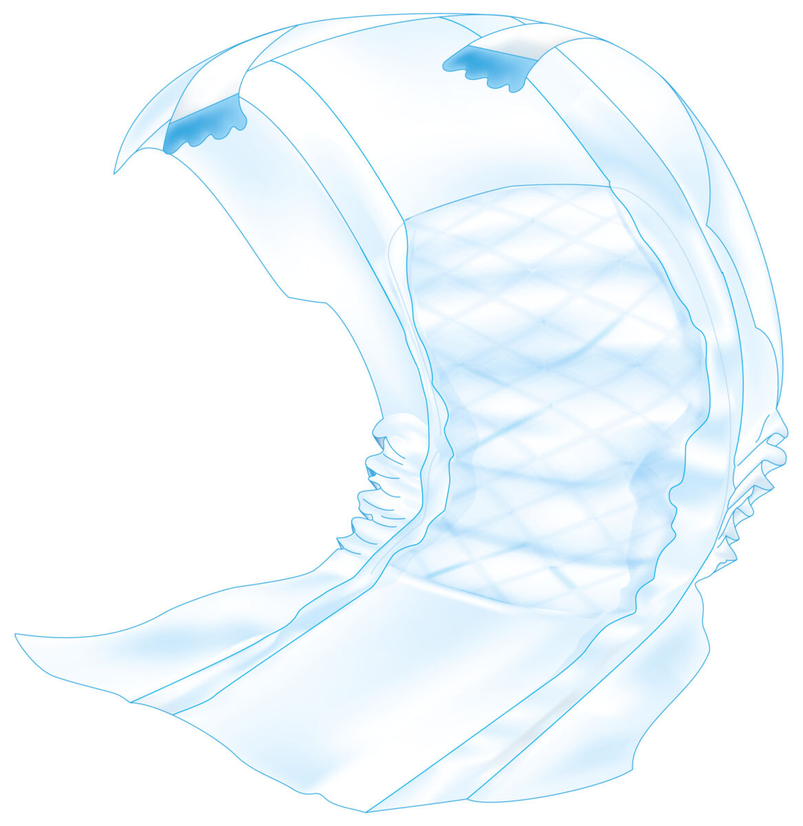TRIXIE Sauskelnės patinams, S-M 30-46 cm, 12 vnt. (pak.2)