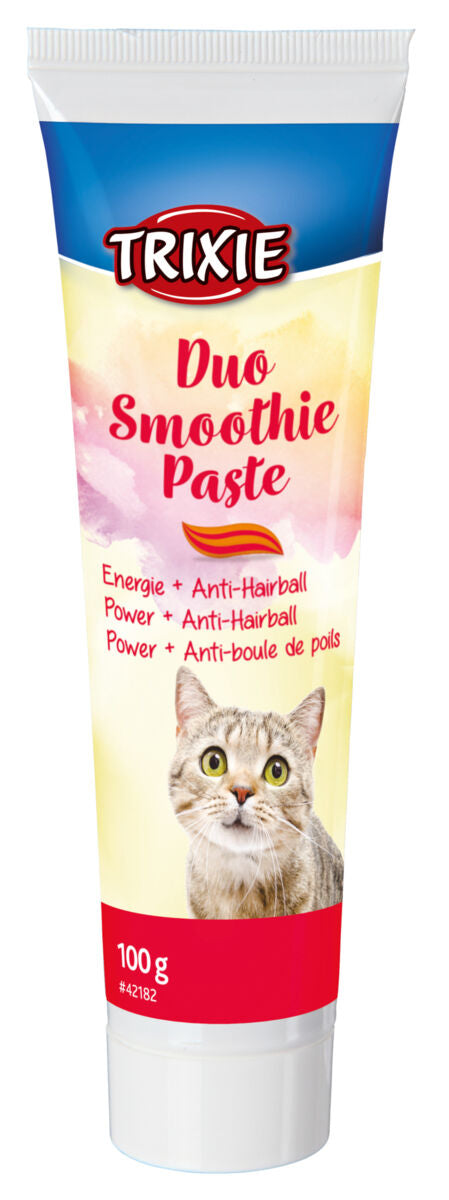 TRIXIE Duo Smoothie energiją stiprinanti ir virškinimą gerinanti pasta katėms , 100 g (pak.6)