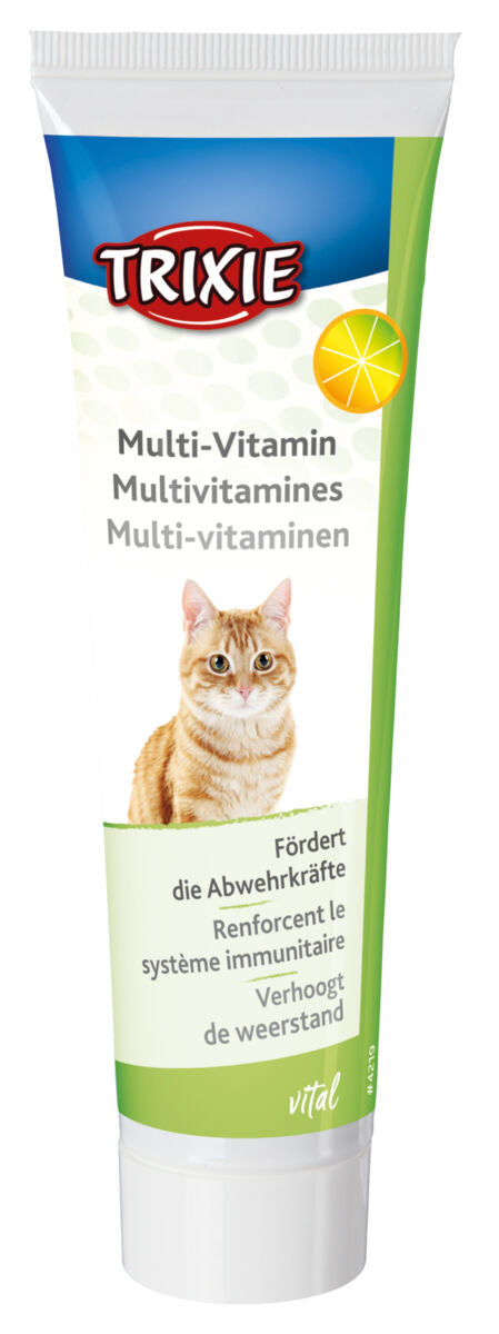 TRIXIE Multivitaminų pasta katėms, D/FR/NL, 100 g (pak.6)