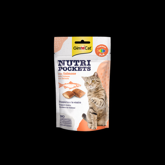 GIMCAT NUTRI POCKETS Fish with Salmon 60 G