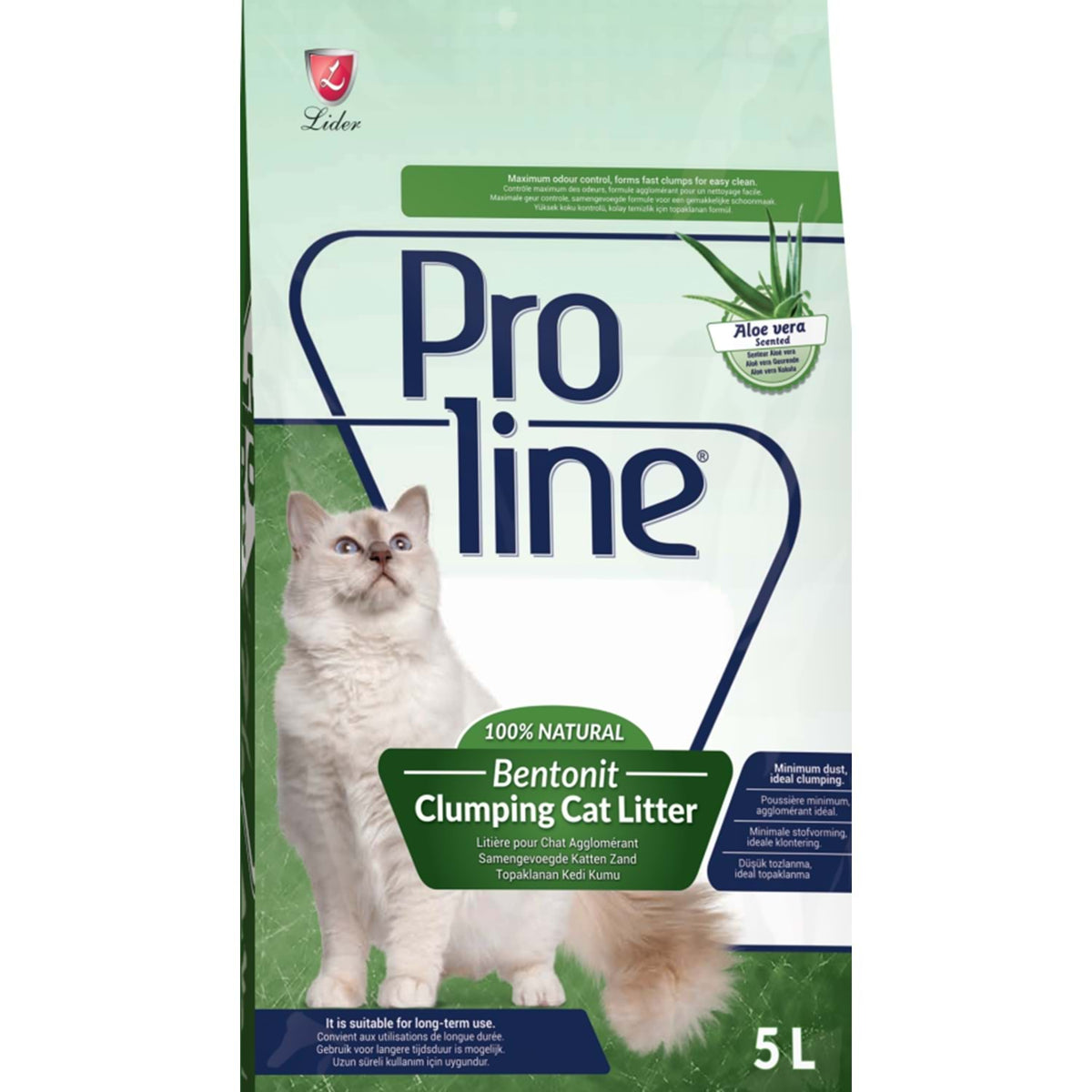 ProLine kaķu smiltis Aloe vera 5l