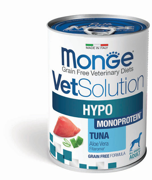 Monge VetSolution Dog Wet HYPO MONO Tuna 400g