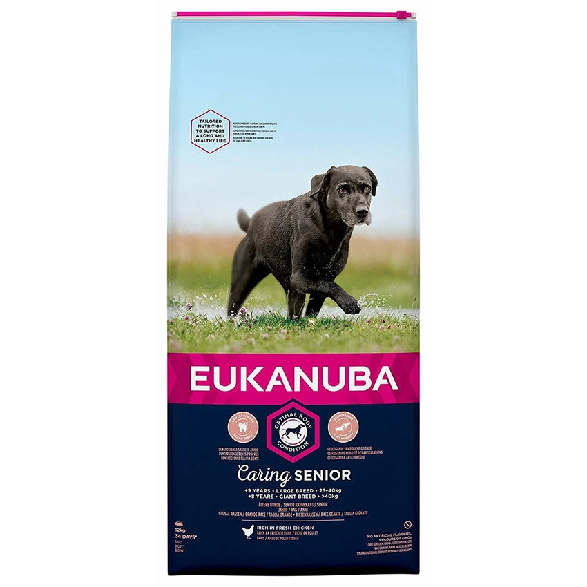 Eukanuba Senior large breed visavertis pašaras senyviems šunims (virš 9 m.) 15kg